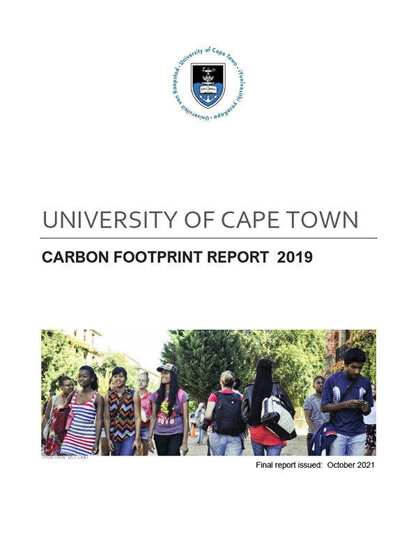 University of Cape Town Carbon Footprint Report 2019