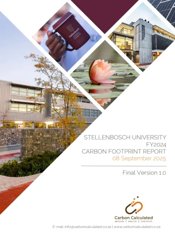 Stellenbosch University Carbon Footprint Report 2025
